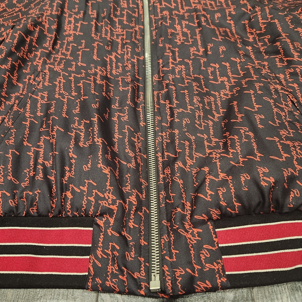 Givenchy Black And Red Patterned Bomber Jacket - image 2